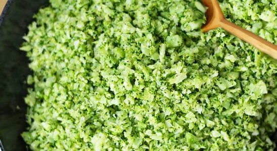 Receita de arroz de Brócolis leve e saudável