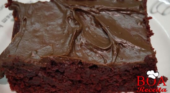 Receita de Brownie de Chocolate Diet