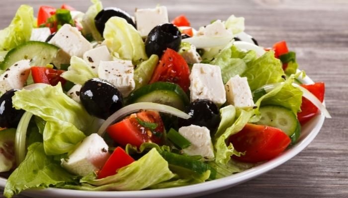 Receita de Salada grega